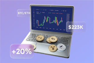 Technology visualization of an AI-powered automated trading system displayed on Quartz Yieldholt